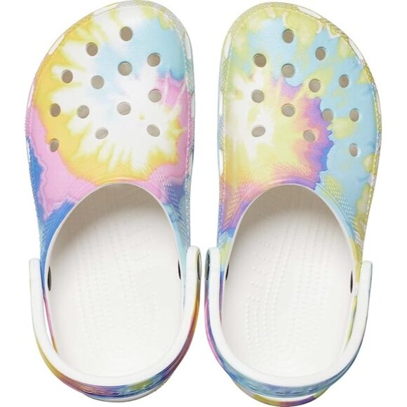 Crocs Classic Solar Tie Dye Clogs Men's Size 13 NEW - Picture 1 of 7